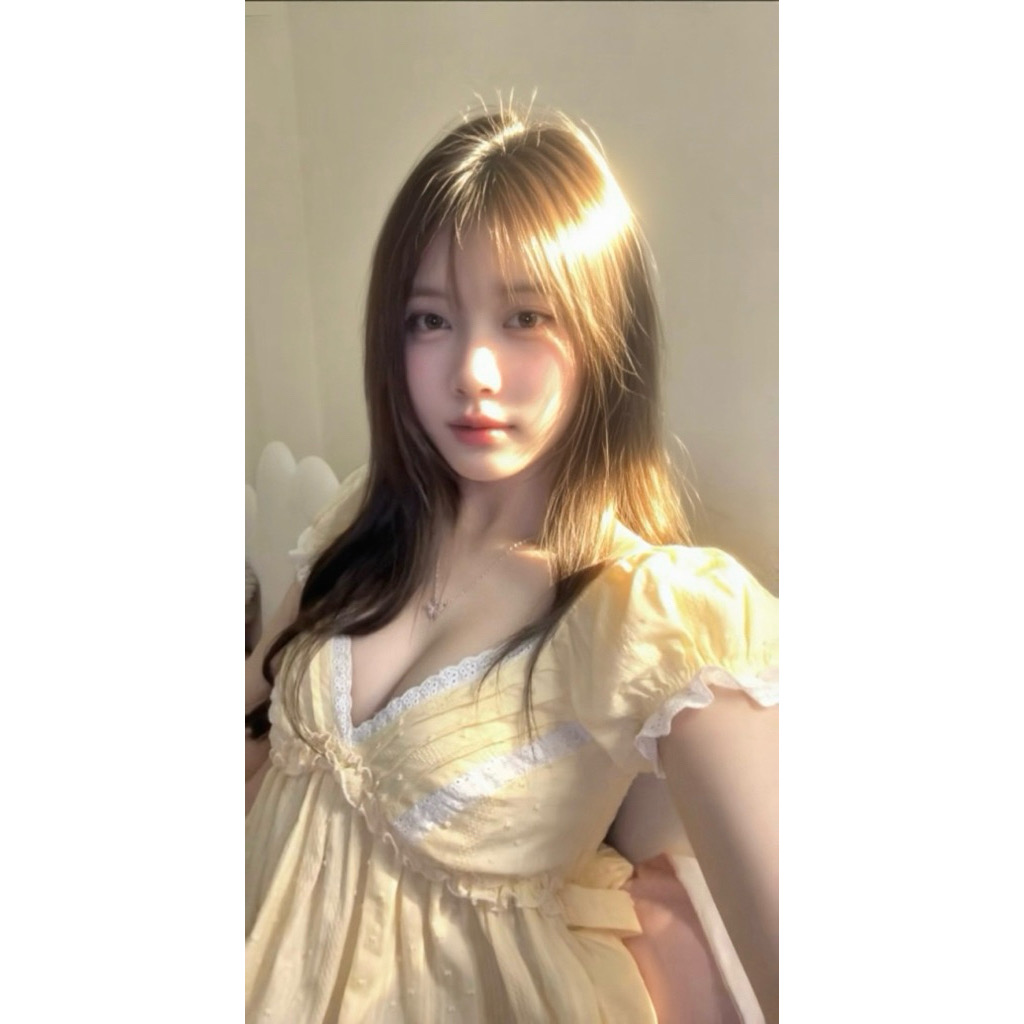 Áo Babydoll tay bồng ren dáng xoè tiểu thư- Linhbug